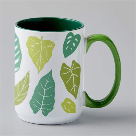 2009395 - Cricut Beveled Ceramic Mug Blank Forest 1pc - 15 oz/425 ml; 1 Infusible Ink™ compatible* mug blank 15 oz / 425 ml; Bold pop of color; Smooth, straight pressing area for flawless transfers; Dishwasher & microwave safe; For use with Cricut Mug Press™ & Infusible Ink products (sold separately); Includes 1 ready-to-gift box for any occasion